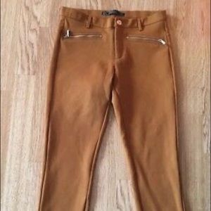 Zara mustard leggings